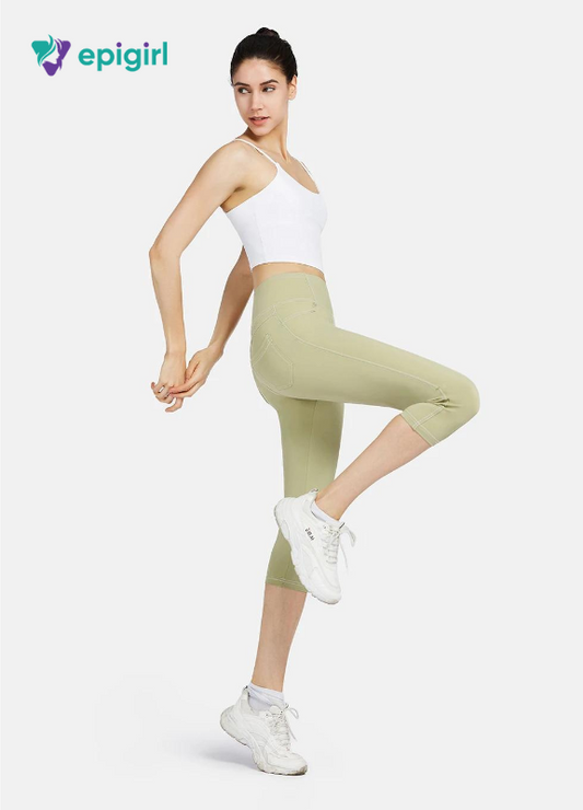 EPIGIRL™ High-Waisted Capri Leggings for Women